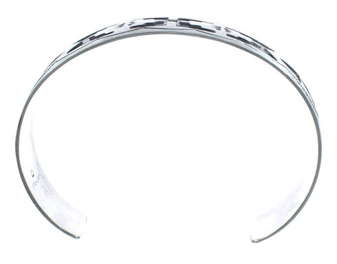Native American Navajo Sterling Silver Cuff Bracelet JX123006